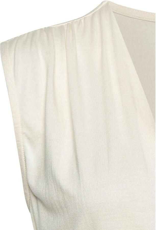 Lascana Shirttop met subtiele rimpelingen op de schouder elastische damestop - Foto 8