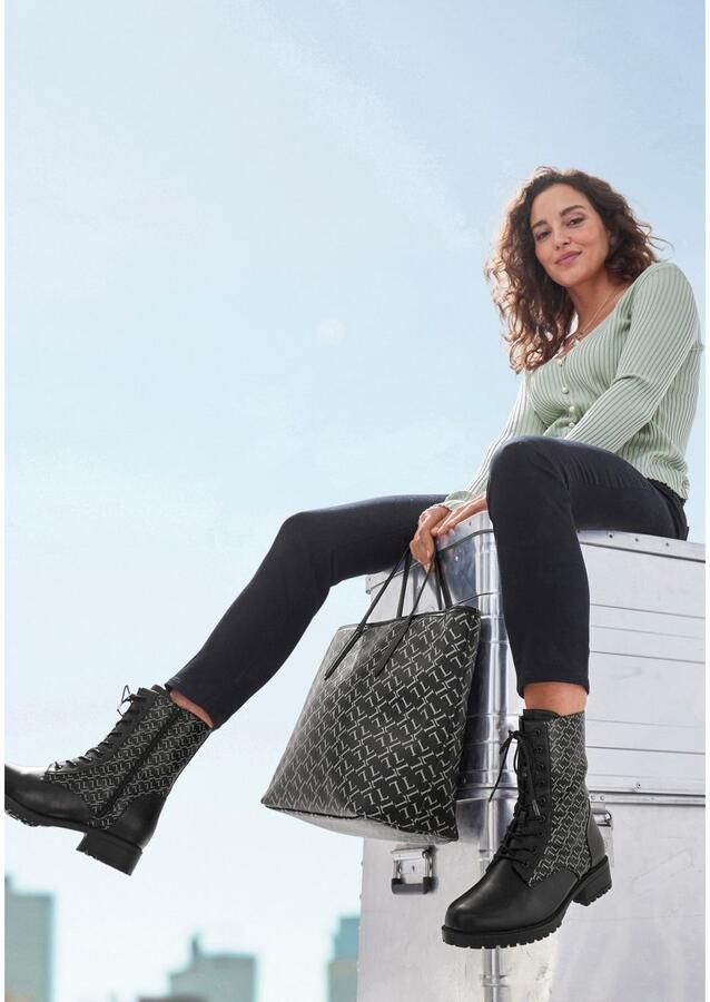 Lascana Shopper Schoudertas Handtas shopper damestas mandtas VEGAN - Foto 2