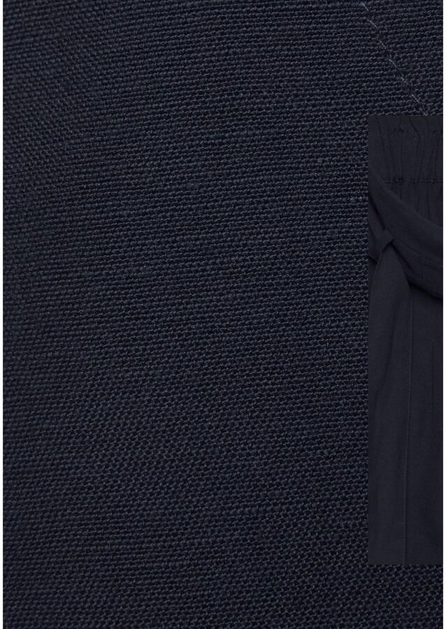 Lascana Short en knoopsluiting korte broek linnenbroek zomershort (Met een bindceintuur) - Foto 3