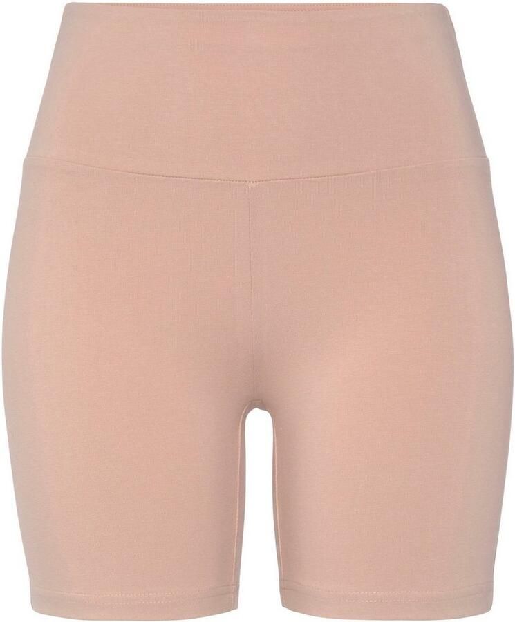 Lascana Short met brede boord en logoprint