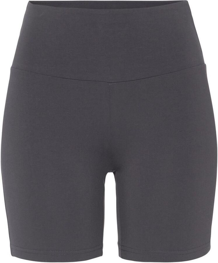 Lascana Short met brede boord en logoprint