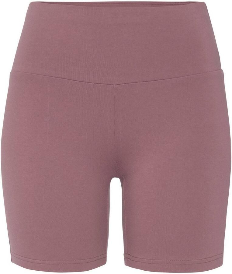 Lascana Short met brede boord en logoprint