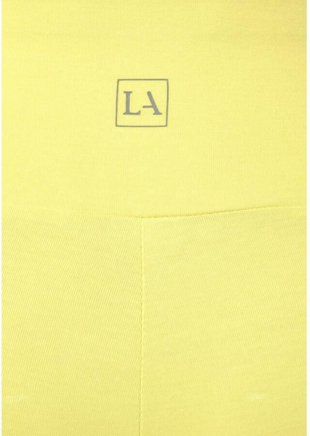 Lascana Short met brede boord en logoprint loungewear - Foto 3