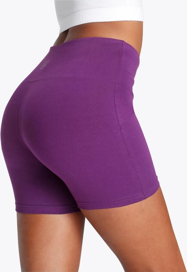 Lascana Short met brede boord en logoprint loungewear - Foto 7