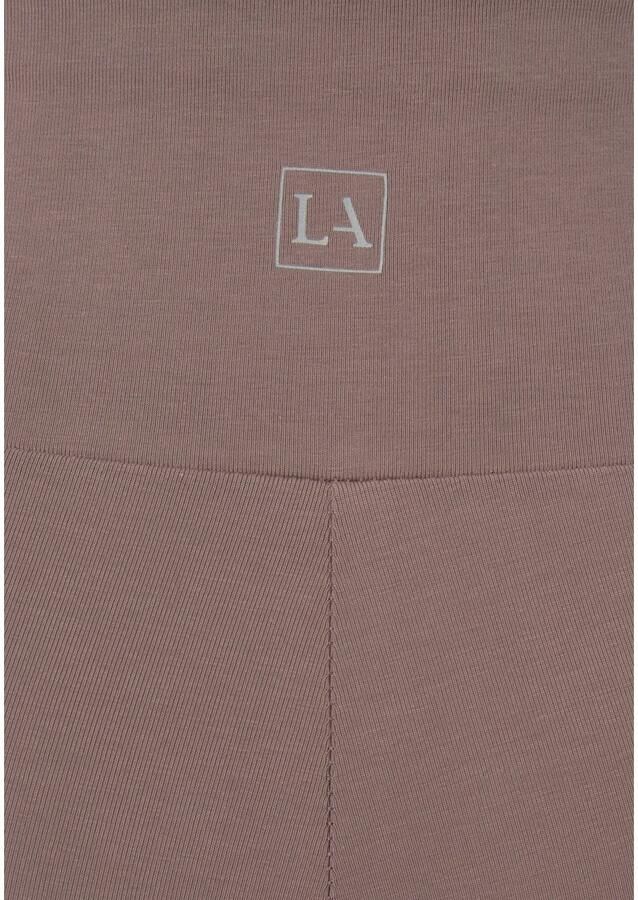 Lascana Short met brede boord en logoprint loungewear - Foto 2