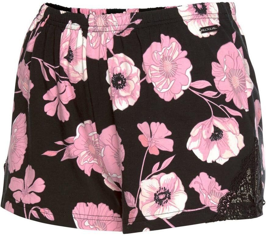 Lascana Short met kanten inzetten