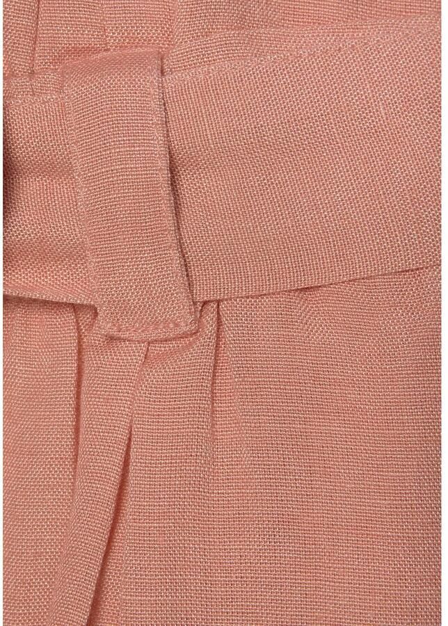 Lascana Short met paperbag stijl in mix van linnen korte broek linnen broek (Met een bindceintuur) - Foto 2