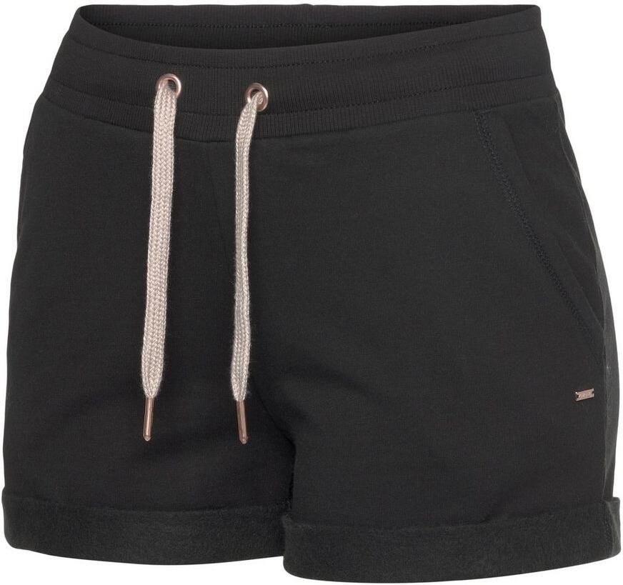 Lascana Short met ribboord en omgeslagen zoom loungewear