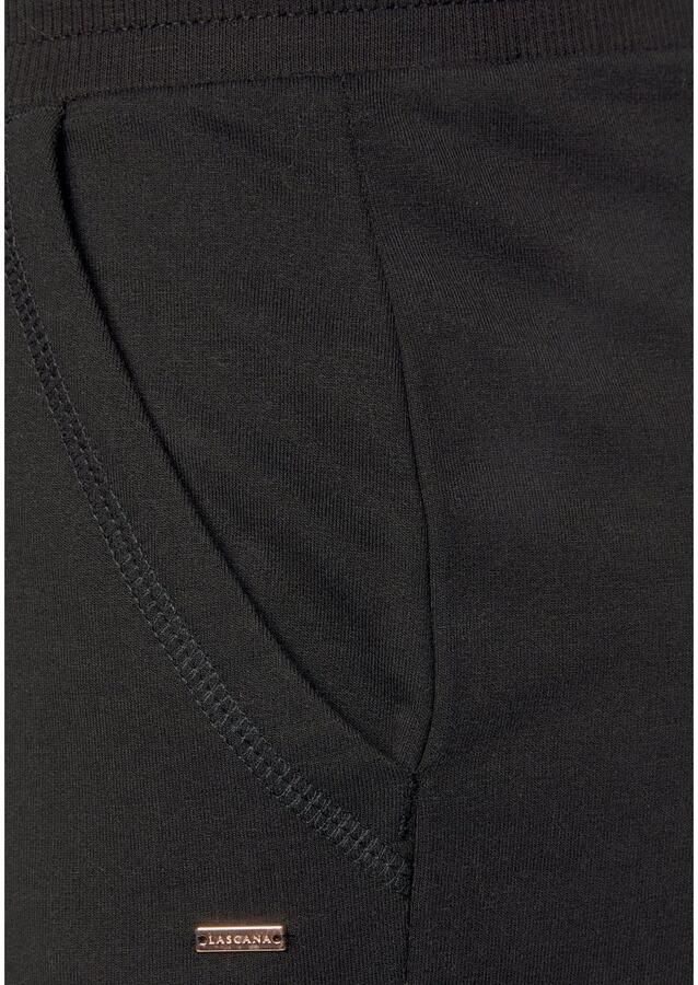 Lascana Short met ribboord en omgeslagen zoom loungewear - Foto 2