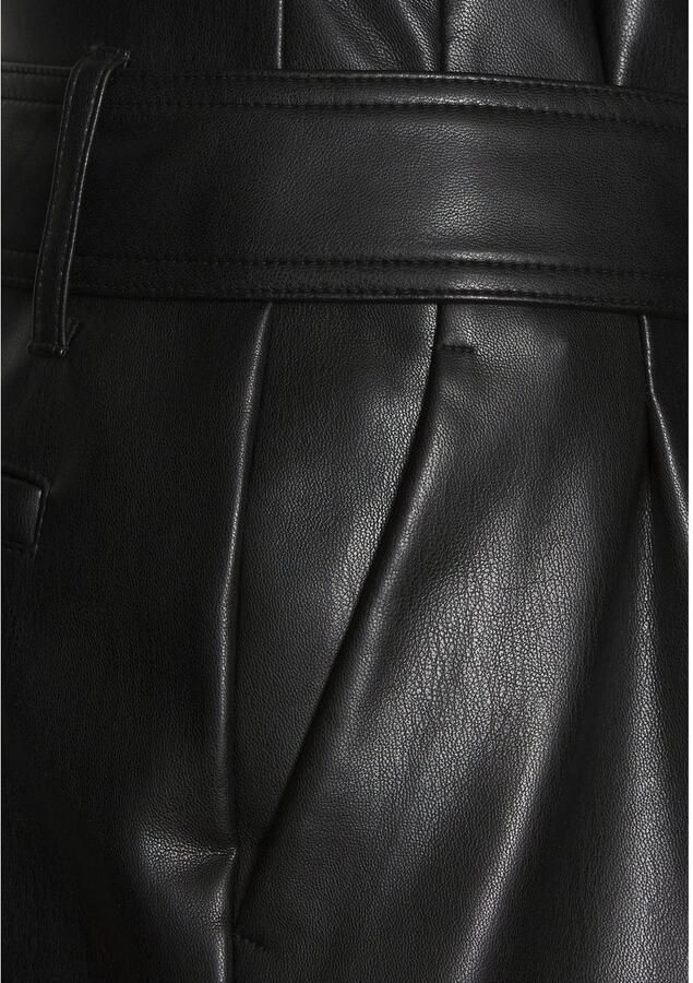 Lascana Short uit kunstleer kunstleren shorts elegant modieus (Met riem) - Foto 5