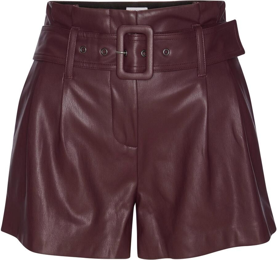 Lascana Short uit kunstleer kunstleren shorts elegant modieus (Met riem) - Foto 3