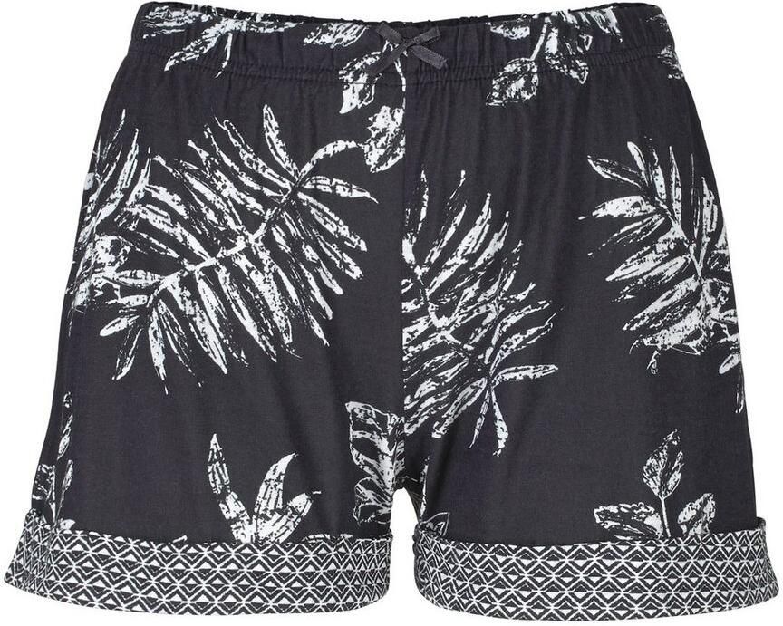 Lascana Shortama in zwart wit-design (2-delig 1 stuk) - Foto 2