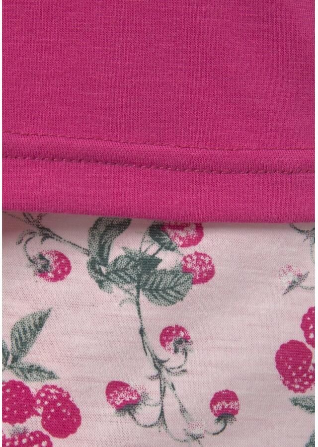 Lascana Shortama met fruitprint en satijnen details (2-delig) - Foto 2