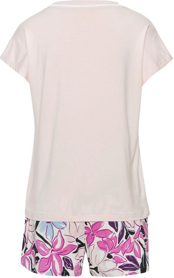 Lascana Shortama met mooie bloe print (2-delig) - Foto 6