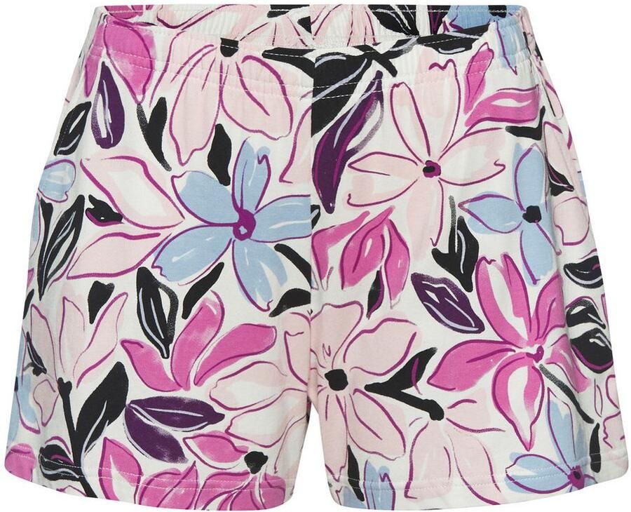 Lascana Shortama met mooie bloe print (2-delig) - Foto 2