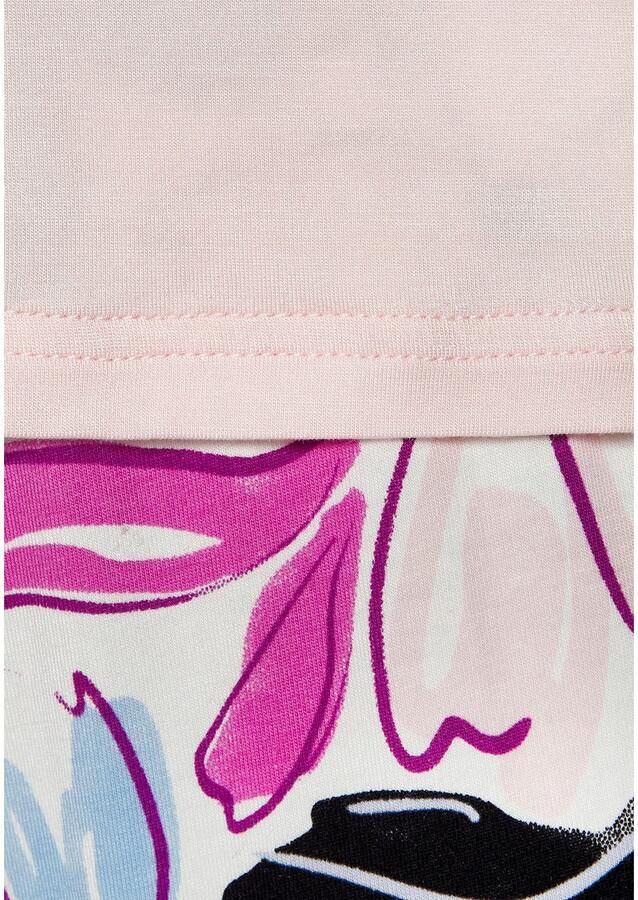 Lascana Shortama met mooie bloe print (2-delig) - Foto 3