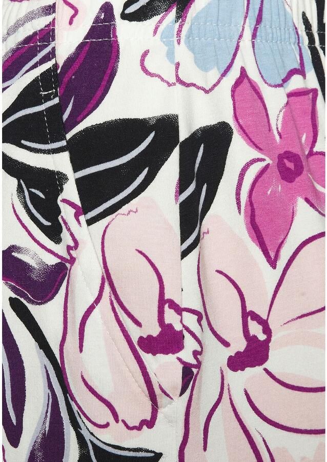 Lascana Pyjama met mooie bloemenprint (2-delig)