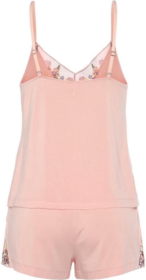 Lascana Shortama met mooie kantdetails (2-delig) - Foto 3