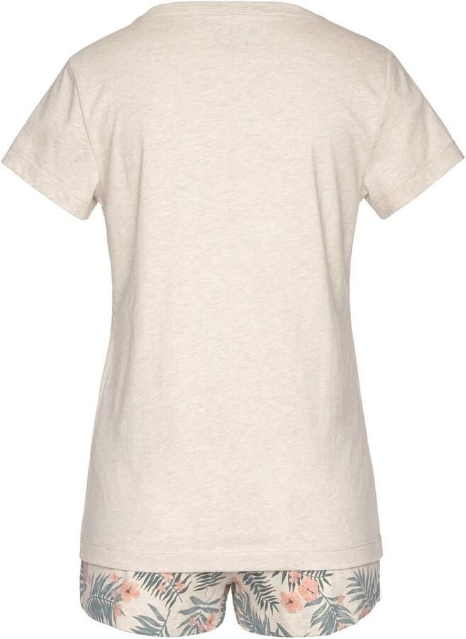 Lascana Shortama met statement-print (2-delig 1 stuk) - Foto 3