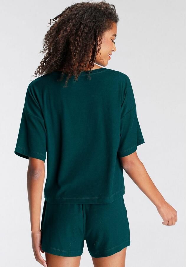 Lascana Shortama uit mooi ribmateriaal (set 2-delig) - Foto 2