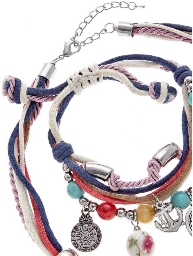 Lascana Sieradenset Charm armband en kettingen set - Foto 2