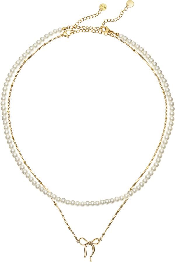 Lascana Sieradenset Set edelstalen kettingen (set 2-delig Kunstmatige zoetwaterparels) - Foto 2