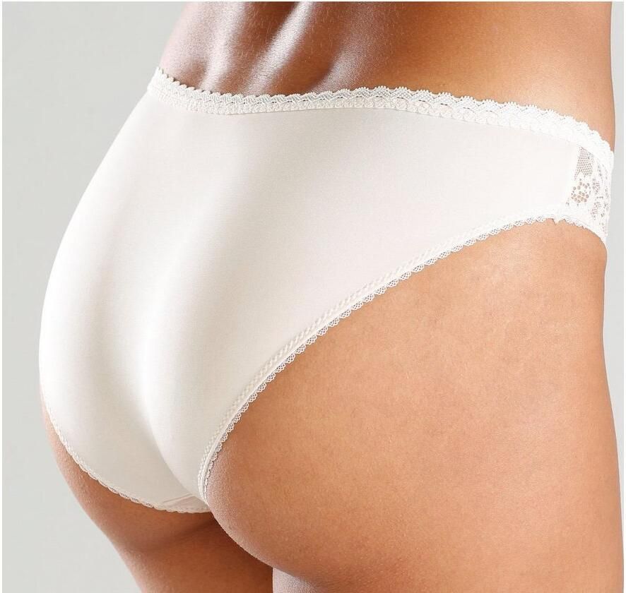 Lascana Slip Alana met hoog zijdegehalte en elegant kant - Foto 2