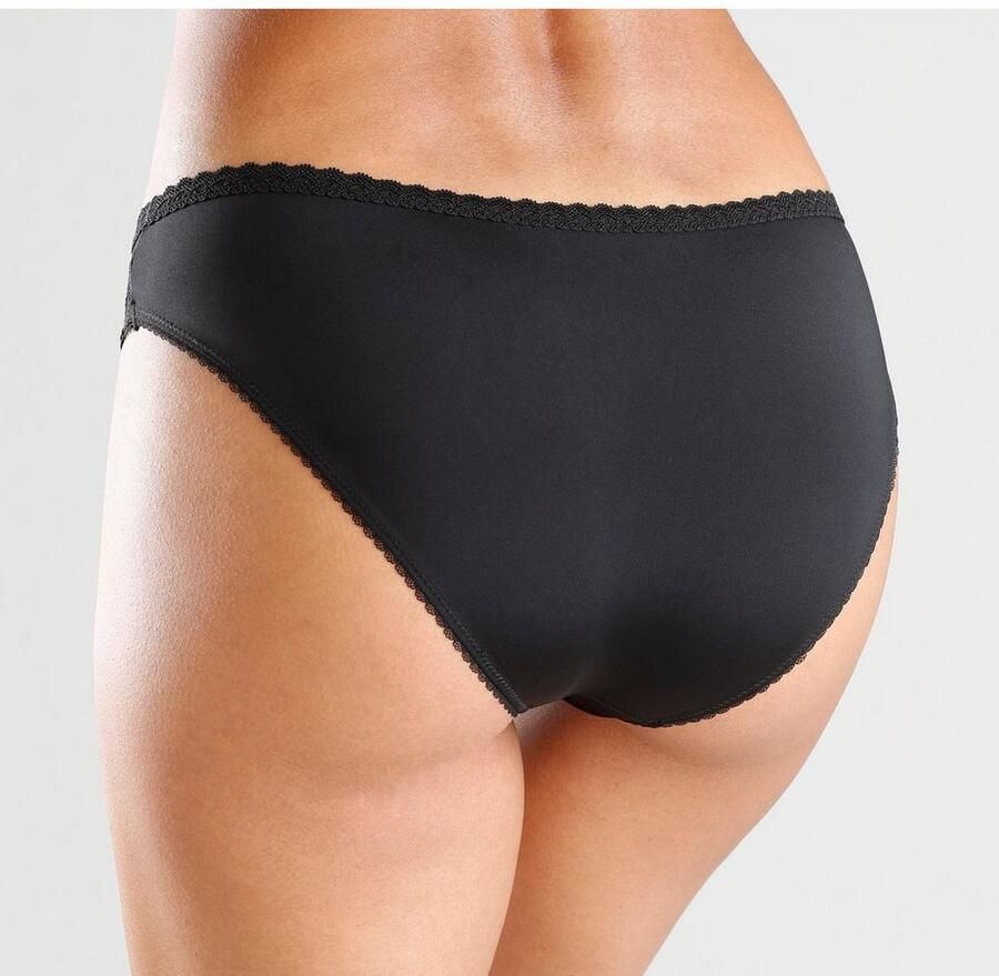 Lascana Slip Alana met hoog zijdegehalte en elegant kant