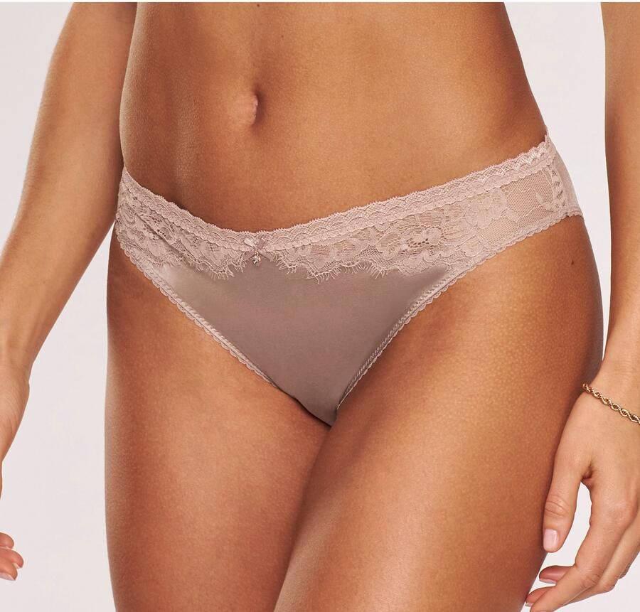 Lascana Slip Alana met hoog zijdegehalte en elegant kant - Foto 3