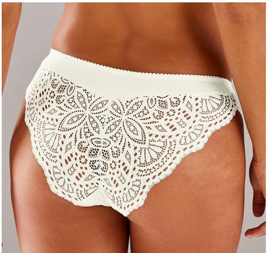 Lascana Slip Aurora met geweldige kant in bloemige look