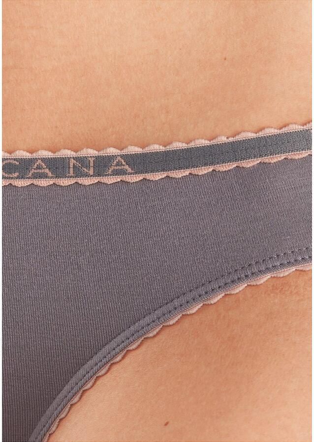 Lascana Slip elastische katoenkwaliteit (4 stuks Set van 4)