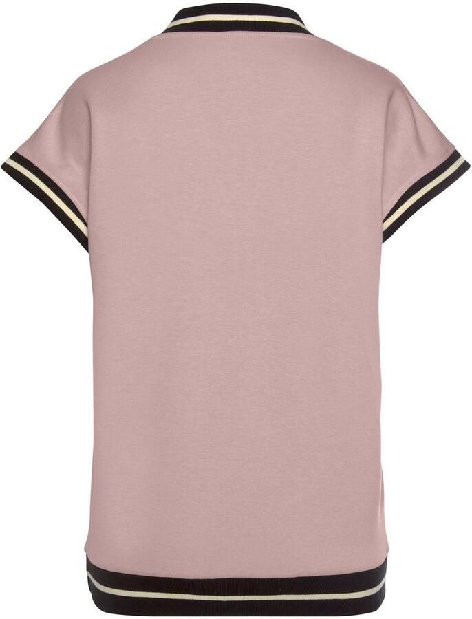 Lascana Slip-over Korte mouwshirt met V-hals - Foto 2