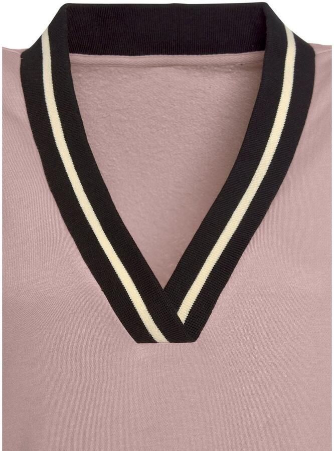 Lascana Slip-over Korte mouwshirt met V-hals - Foto 3