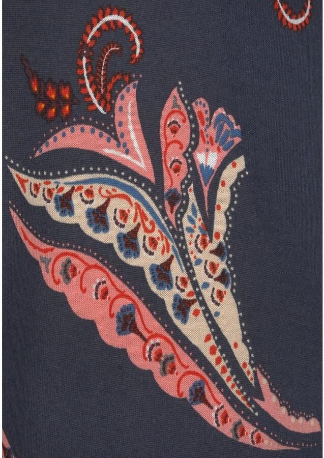 Lascana Strandbroek met bloemenprint en zakken jersey broek zomerbroek - Foto 3