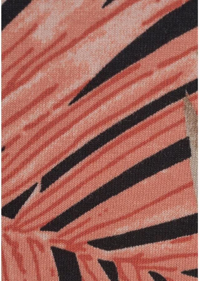 Lascana Strandbroek met print van palmbladeren en zakken lichtgewicht en elastische jersey broek