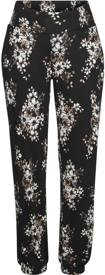 Lascana Strandbroek met subtiele bloemenprint soepelvallende jersey broek zomerbroek - Foto 6