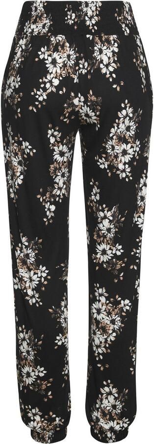 Lascana Strandbroek met subtiele bloemenprint soepelvallende jersey broek zomerbroek - Foto 7