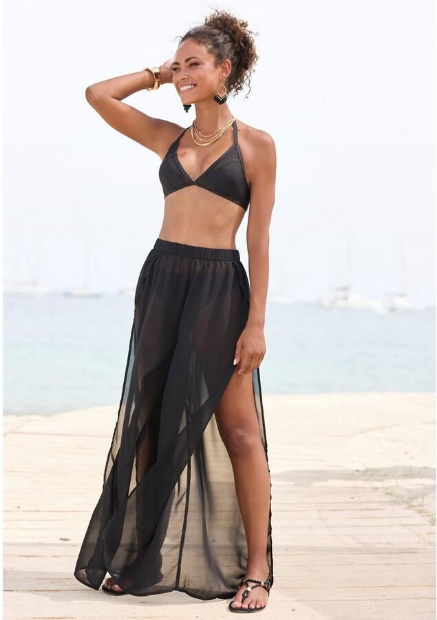 Lascana Strandbroek van transparante chiffon stof instapbroek - Foto 2