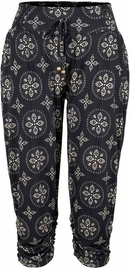 Lascana Strandcapri met all-over print en zakken 3 4 broek capribroek elastisch - Foto 5