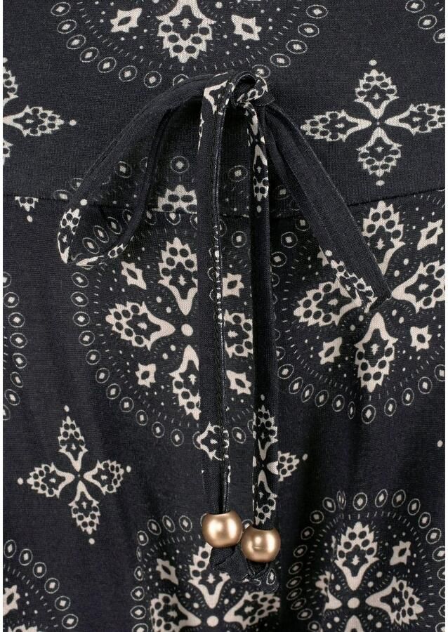 Lascana Strandcapri met all-over print en zakken 3 4 broek capribroek elastisch - Foto 2