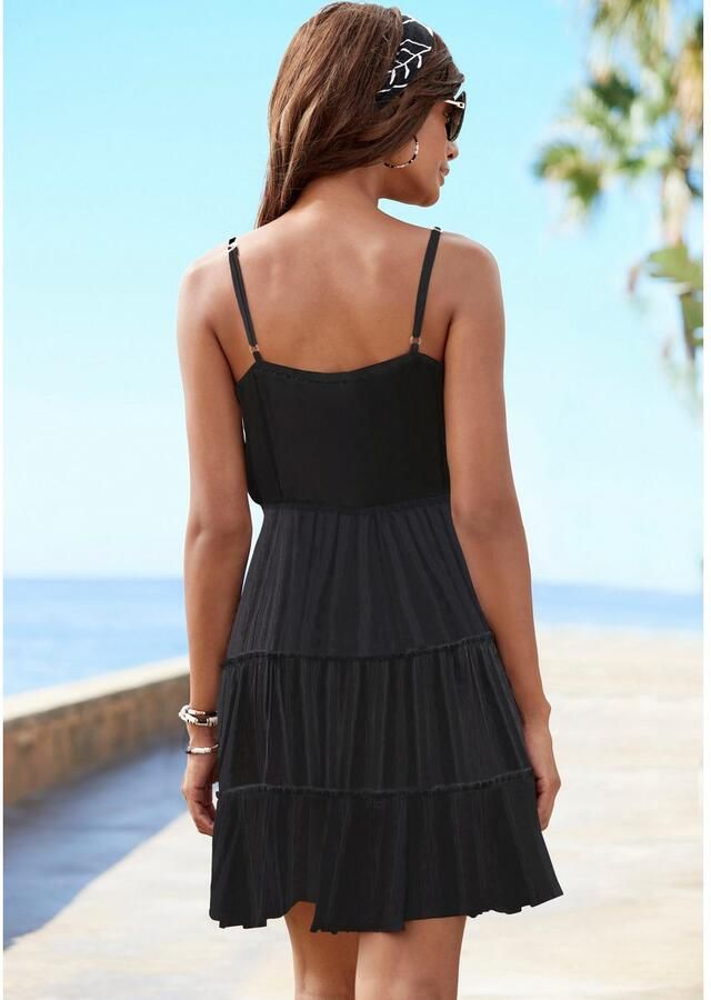 Lascana strandjurk zwart - Foto 2