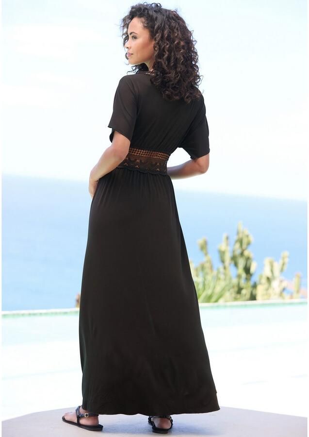 Lascana Strandjurk met kantinzetstukken kreukvrije kwaliteit - Foto 2