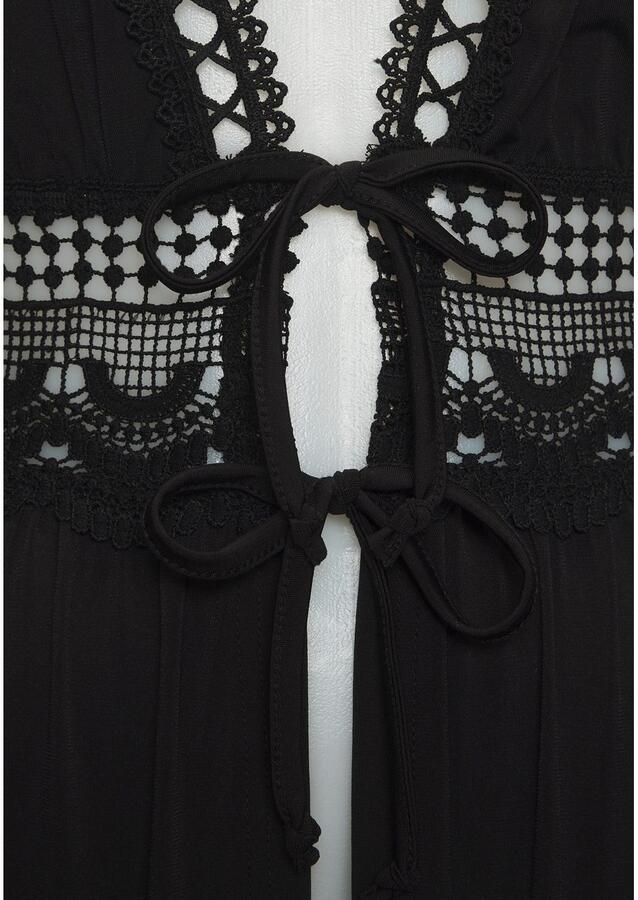 Lascana Strandjurk met kantinzetstukken kreukvrije kwaliteit