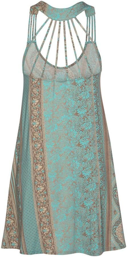 Lascana Strandjurk met prachtige rug zomerjurk met all-over print mini jurk - Foto 3