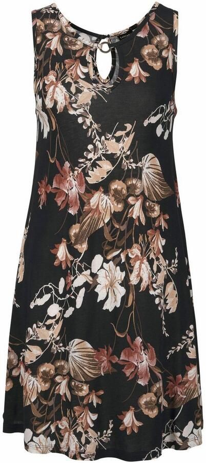 Lascana Strandjurk met ringen bij de halslijn zomerjurk met bloemenprint - Foto 5