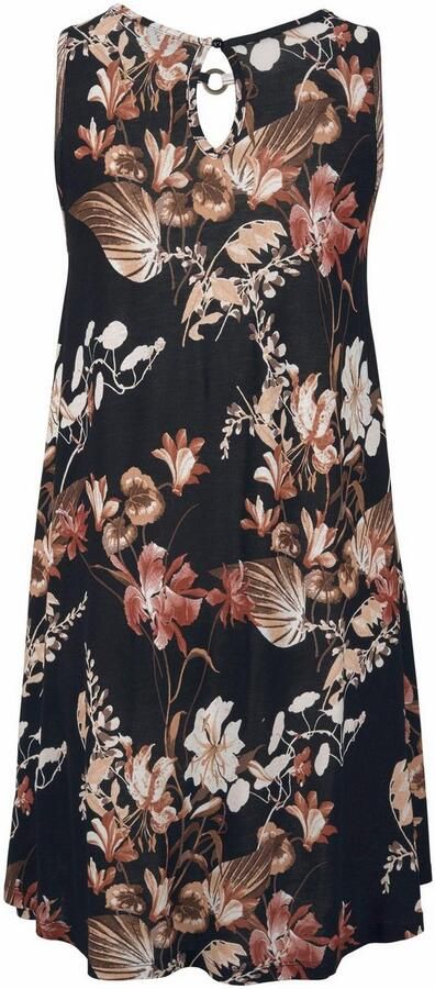 Lascana Strandjurk met ringen bij de halslijn zomerjurk met bloemenprint - Foto 4