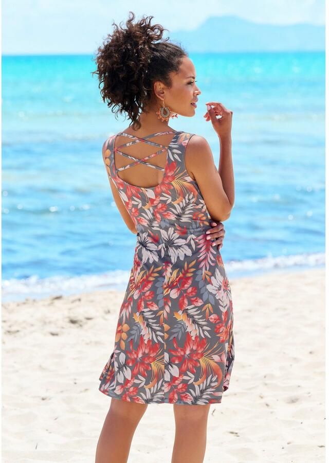 Lascana Strandjurk met sierbanden achter - Foto 3