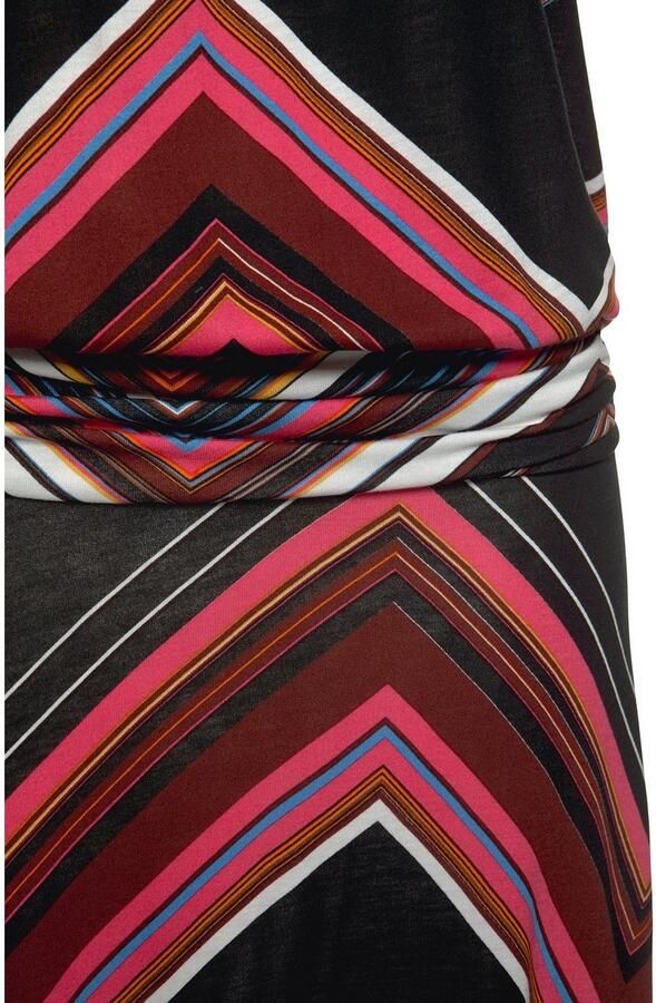 Lascana Strandjurk met zig-zag-patroon en verstelbare bandjes zomerjurk - Foto 3