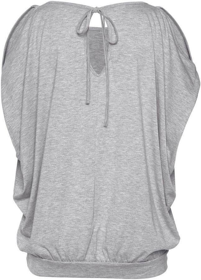 Lascana Strandshirt met pailletten shirt met korte mouwen longshirt off-the-shoulder - Foto 2