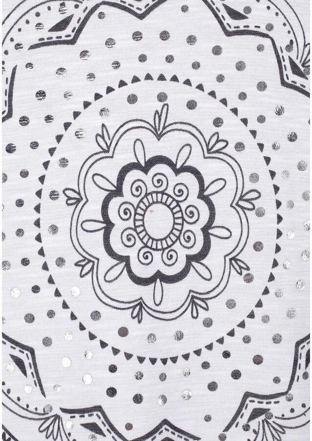 Lascana Strandshirt met print en glanzend effect etnische look casual - Foto 2